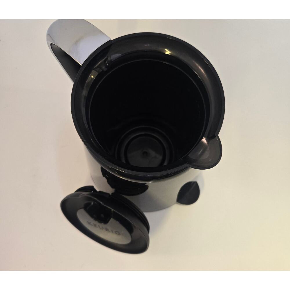 Keurig 2.0 K-cup Carafe Coffee Pitcher Insulated Brewing Pot Black 32 oz - Picture 7 of 8